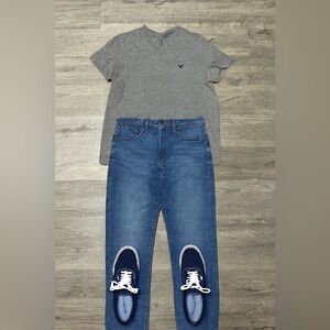 American Eagle Outfitters Gray Men's Shirt